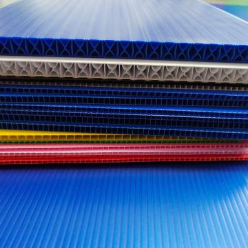 2019 Customized colourful Polypropylene Corrugated Hollow Board