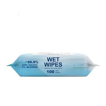 Factory price cleaning alcohol wet wipes