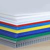 Core Flute Board 3mm 450gsm Blue Yellow Red Color Corrugated Plastic Hollow Eco-friendly Recyclable Pp Correx Sheet