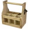 Farmhouse Rustic French Country Vintage Wooden Wine Bottle Crate