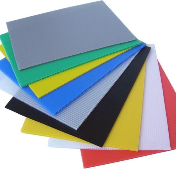 Die Cut 5mm Pp Corrugated For Printing Coloured Polypropylene Hollow Plastic Sheet White Board #3 image