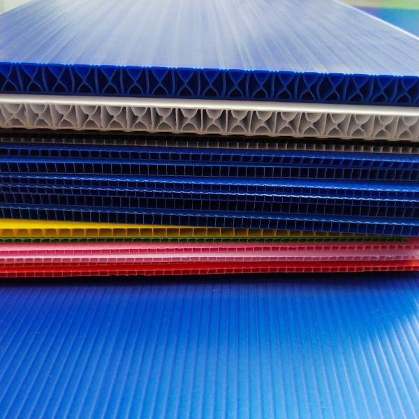 2019 Customized colourful Polypropylene Corrugated Hollow Board #3 image