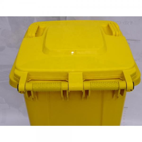 1100L plastic mobile garbage bin waste container trash container #3 image