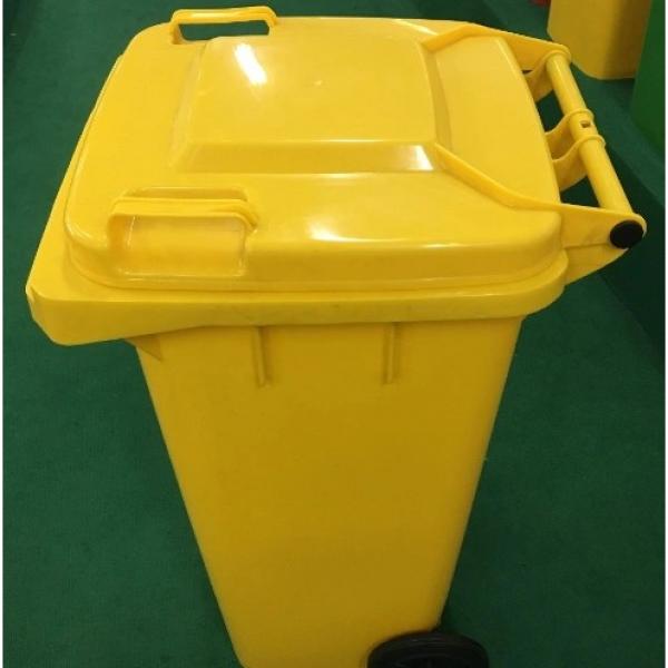 1100L plastic mobile garbage bin waste container trash container #1 image