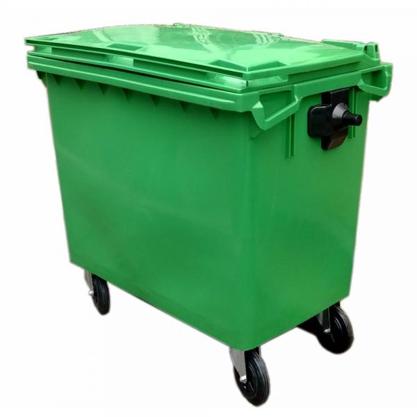 120L outdoor plastic garbage container #1 image