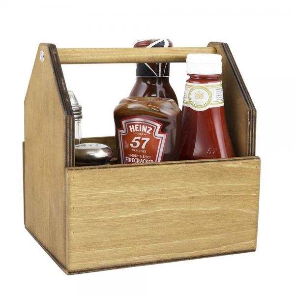 Cheap design custom natural vintage wood wine crate 4 bottles carrying case #2 image
