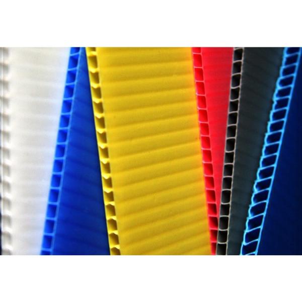 Factory 2-12mm Custom White/Yellow/Blue/Black Corflute PP Hollow Board/Corrugated Plastic Sheet #3 image