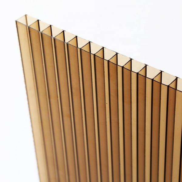 Grade a 4mm/5mm/6mm/8mm/10mm Twin Wall Polycarbonate Hollow Sheet #2 image