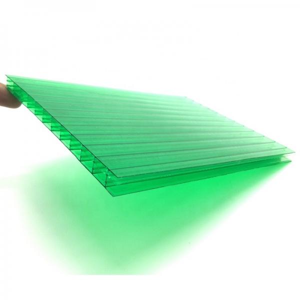 4mm to 12mm Thick UV Coating Clear Hollow Twin Wall Polycarbonate Sheet with Competitive Price #2 image