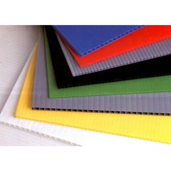 Colorful Hollow PP Sheet Corrugated Plastic Polycarbonate Sheet #2 image