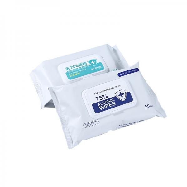 100count Household Protective Cleaning Wet Tissue Antibacterial Canister Disinfectant Wipe Hospital School Sanitizer 75% Alcohol Wet Wipes in Barrel #1 image