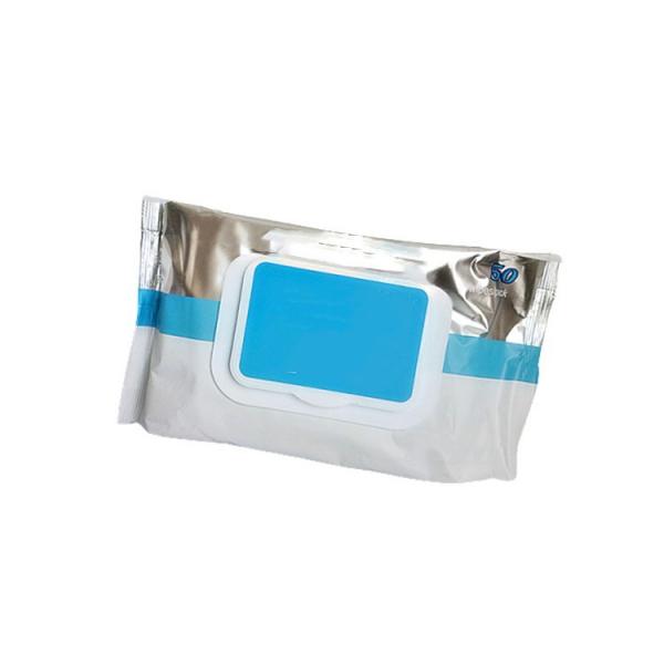 Cleaning OEM custom wet wipe lid alcohol free spunlace non woven fabric for wet wipes #3 image