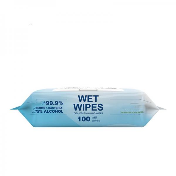 Factory price cleaning alcohol wet wipes #2 image